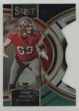 2023 Panini Select Premier Level Black & Green Prizm Die-Cut Cody Mauch 1e3h