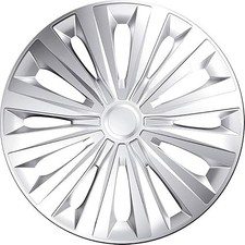 FOR VAUXHALL MERIVA 16" INCH WHEEL TRIMS SILVER COVERS HUB CAPS MULITY 4PC
