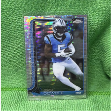 2025 Topps Chrome Pulsar  Rico Dowdle Carolina Panthers Football #43