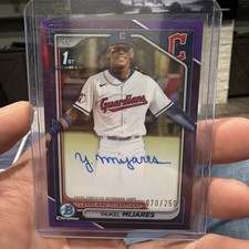 2024 Bowman Chrome - Prospect Autographs Yaikel Mijares #CPA-YMI Purple /250