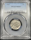 1927 P Buffalo Nickel PCGS MS65+ Plus Grade