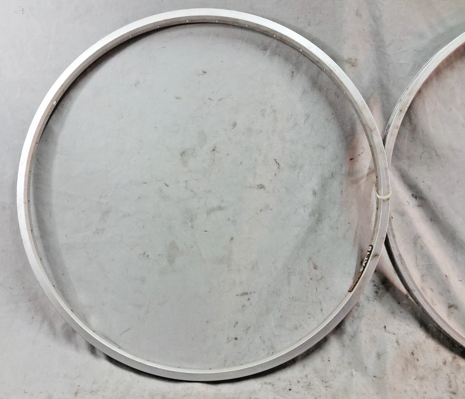 Sunrims AT18 27.5" 650b Road Bike Rim Set 36S 584ISO Silver USA Made Rim Brake ~ - Image 4 of 4