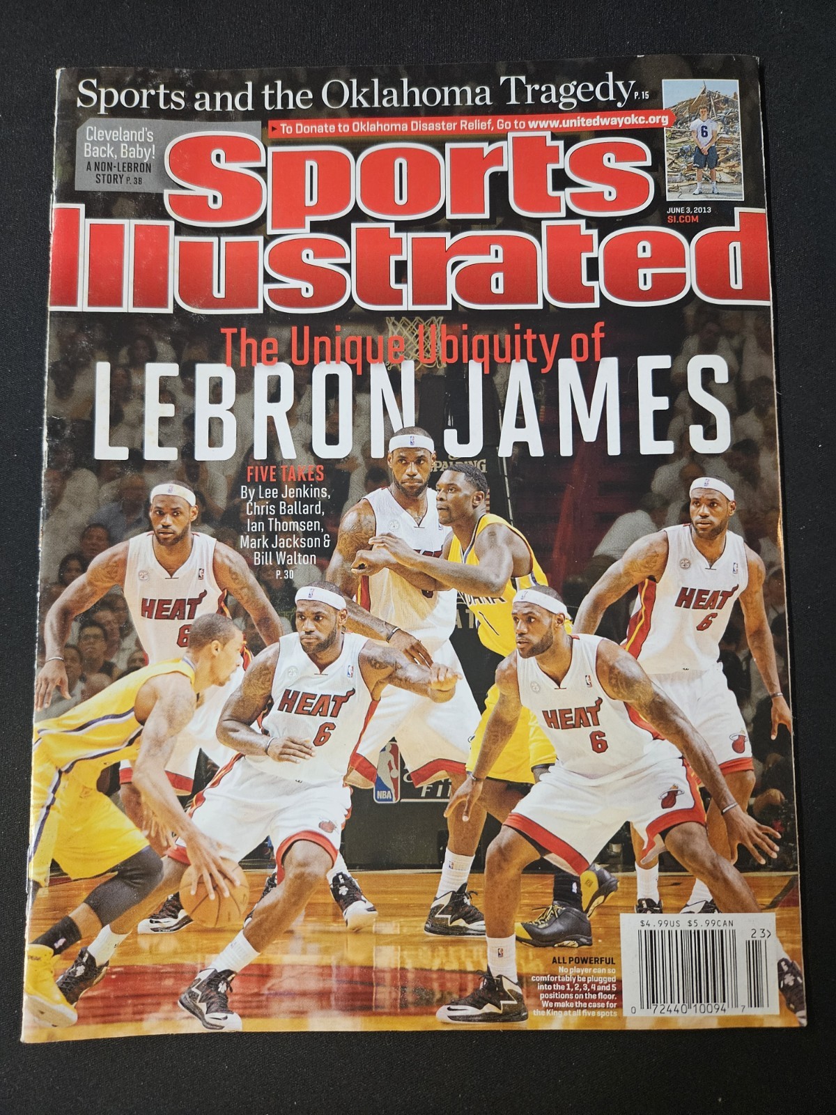 LeBron James June 3rd 2013 Sports Illustrated Magazine Unique Ubiguity NEWSSTAND
