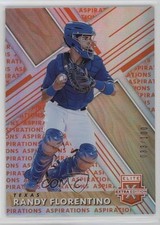 2019 Panini Elite Extra Edition Aspirations Orange /100 Randy Florentino 0q3