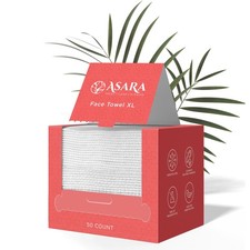 Clean Face Towels Disposable XL Facial Wipes  Add Water As a Makeup Remover ...