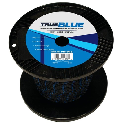 #ad New True Blue 200#x27; Starter Rope For #4 1 2 Solid Braid 146 943 $33.99