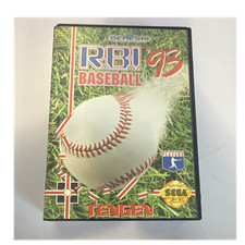 Tengen R.B.I. Baseball '93 Sega Genesis Sports Baseball Game w/ Manual Included