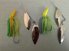 Megabass V-FLAT Spinnerbait Set of 2 Used Fishing Lures