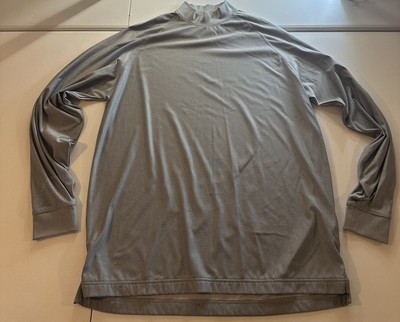 FootJoy Pullover Golf Shirt Mens Medium Long Sleeve Mock Neck Performance Top