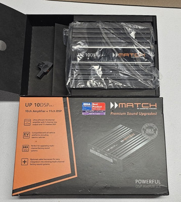 MATCH UP 10DSP MK2 10-Ch Class GD Amplifier 11-Ch 64 Bit DSP - Amp Only No Wires