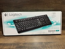 Logitech K120 Desktop Keyboard USB Black- NEW