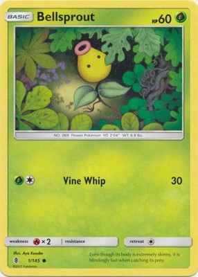 Bellsprout - 1/145 - Common - Lightly Played