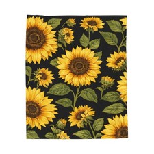 Sunflower Plush Blanket