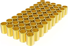 GASHER 50Pcs Hose Ferrules Brass Fitting, 16.5Mm Air Hose Crimping Fittings Used
