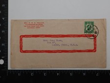 China Shanghai Red Border Cover to Limon CO USA 1930s