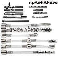 Male Chastity Device Accessories Cage Silicone Metal Tube Short/Long Plug