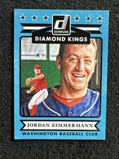 JORDAN ZIMMERMANN #30 2015 Donruss Baseball QTY Washington Nationals