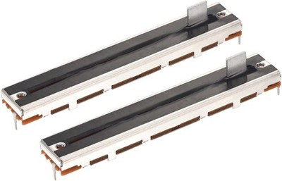 88 mm Linear Slide Potentiometer B10K 3 Pin Fader Widerstand 2er Pack