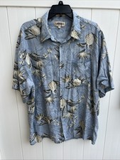 Campia Moda Men's Hawaiian Shirt Size XL Short Sleeve Pineapples Floral