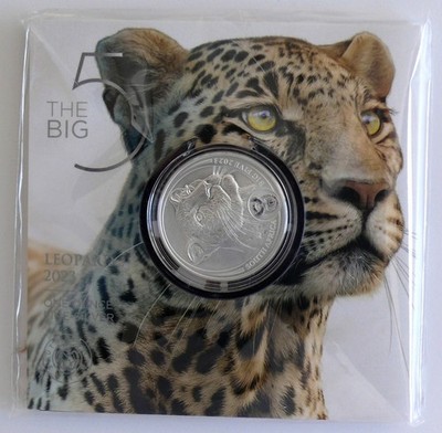 Südafrika 5 Rand 2023 The Big Five - Leopard, 1 Oz Silber