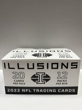2022 panini illusions football cello fat pack box NFL factory sealed 12 packs