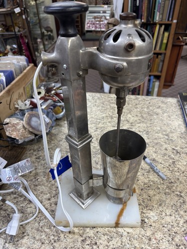 Antique Vintage Hamilton Beach Milkshake & Malt Soda Fountain Mixer Works - Picture 6 of 6