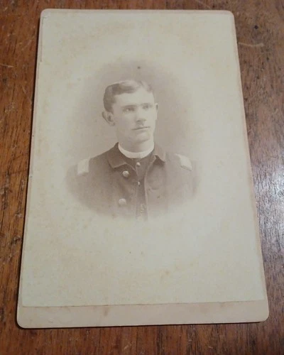 US Army Union Military officer uniform antique cabinet photo 1880s Goldsboro NC