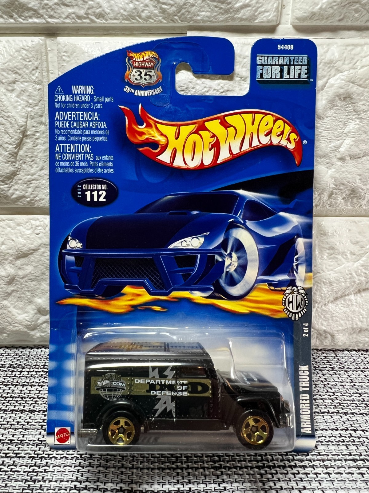 Hot Wheels Armored Truck 2 of 4 2002 Collector No. 112 Black
