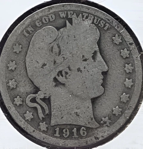 1916-D 25C Barber Quarter