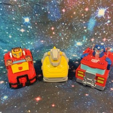 Transformers Rescue Bots Academy Vehicles Pull Back Cars Pack Toy