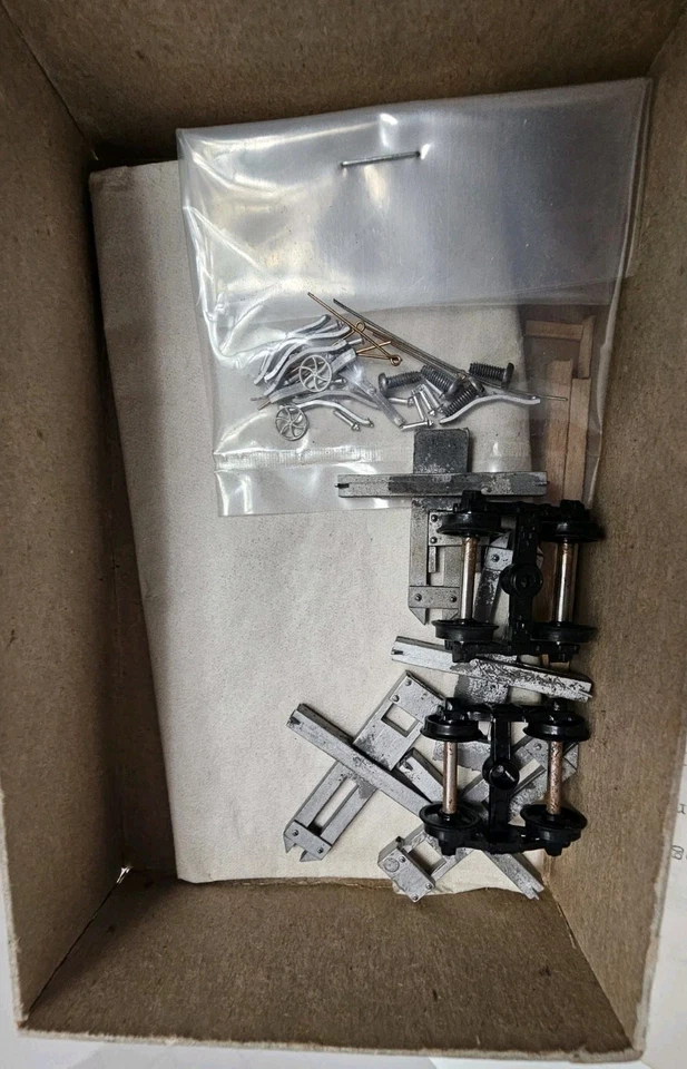 (6) ea. Keystone Locomotive Works HO Climax Log Car Kits, 2 per Box - LOOK - Image 3 of 4