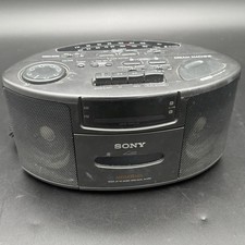 Sony ICF-CS660 Dream Machine AM/FM Clock Alarm Radio Cassette Working