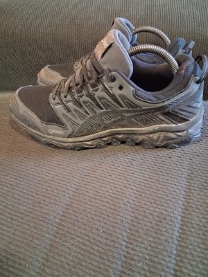 Asics Gel-Trabuco 7 Shoes Women Size 10 Trail Sneakers Triple Black Gore-Tex