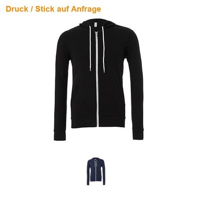 Bella Herren Sweatjacke Fleece Kapuzenjacke Zip Jacke mit Kapuze XS-XXL
