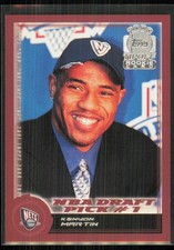 2000-01 Topps Tipoff Kenyon Martin Rookie New Jersey Nets #125