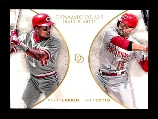 2018 Topps On Demand Dynamic Duals Barry Larkin, Joey Votto  AW3 /700