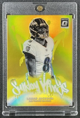 2025 Donruss Optic Lamar Jackson Gold (RAW)