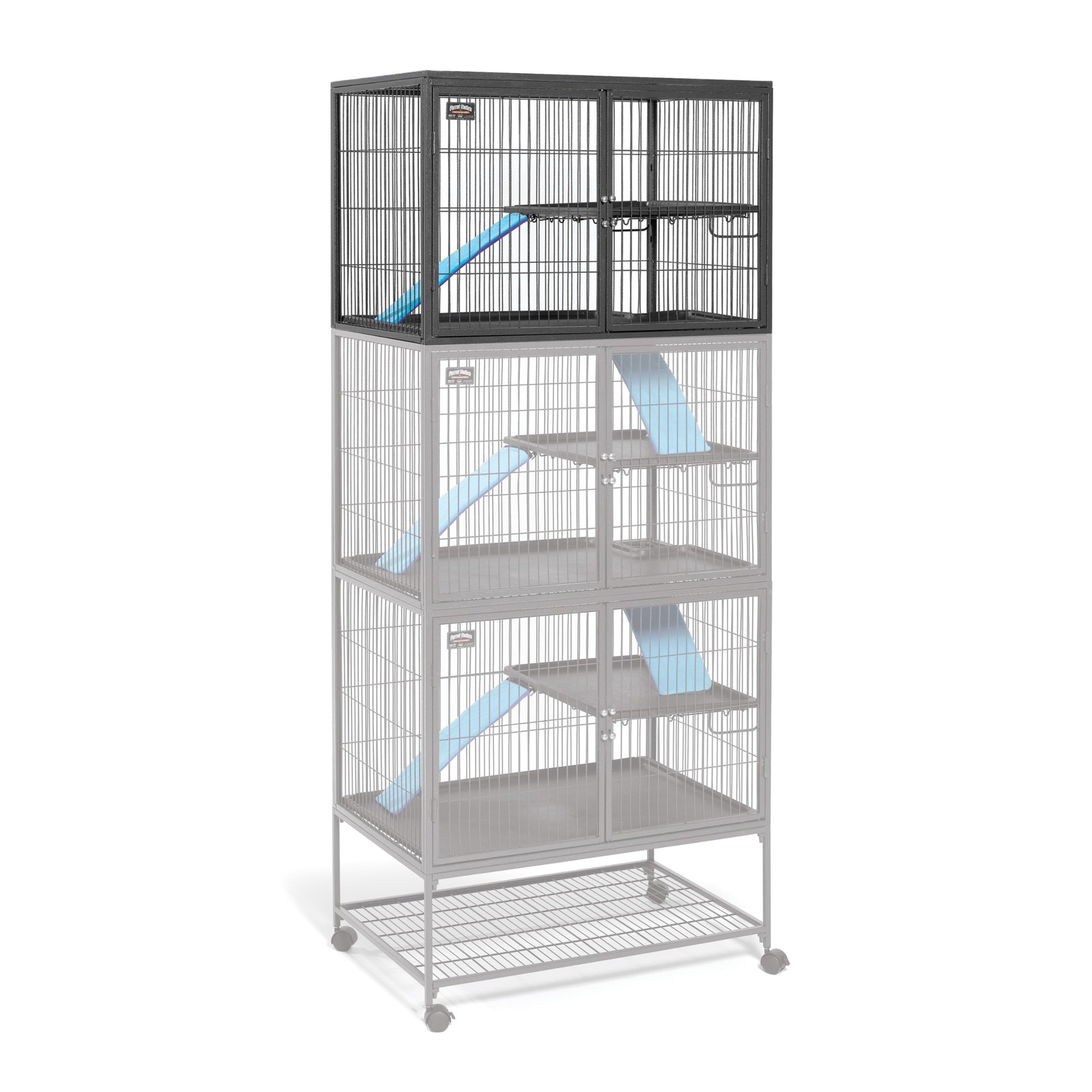 Cage supplémentaire Ferret Nation 183 pour petits animaux en métal gris