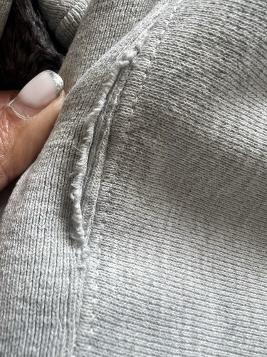 Vintage GEORGETOWN Grey Sweatshirt Size Large - Picture 3 of 12