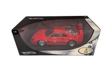 Hot Wheels 1988 Ferrari F40 Red 1/18 Scale Diecast Model Car