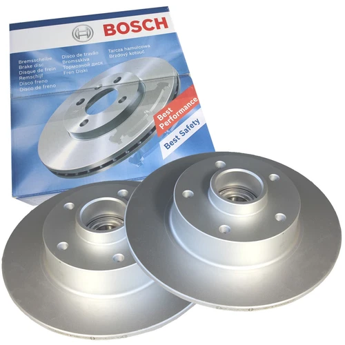 2 Bosch Bremsscheiben vorne für Audi 80 - Afbeelding 1 van 8