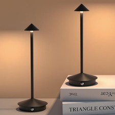 2 Pack LED Rechargeable Cordless Table Lamps,Portable Outdoor 5000mAh Battery...