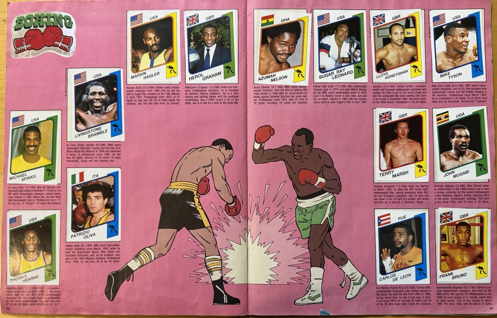 1986 Supersport Four Albums & Four Mike Tyson Rookies & More Read! view 7