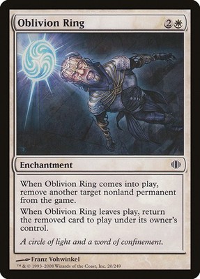 1x Oblivion Ring - LP - Alara Block - SPARROW MAGIC mtg