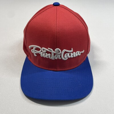 Punta Cana Hat Cap Men s Red Blue Snapback Embroidered Wizz