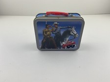 THE LONE RANGER Mini Tin Lunchbox from Cheerios Cereal, 4" by 5" from 2001