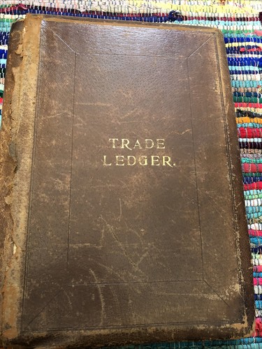 Antique Newspaper Trade Contract Print Ledger Book Hand Written Yorkshire Herald - Picture 12 of 13