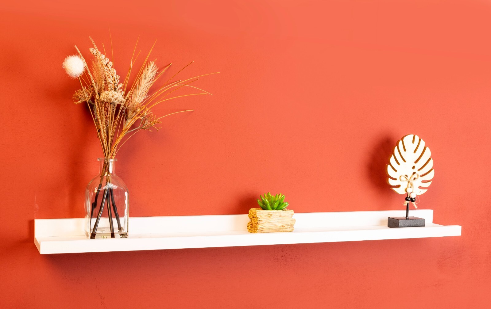 Shelves Set of 2 Photo White Shelf 80cm Floating Display Shelfs Wall