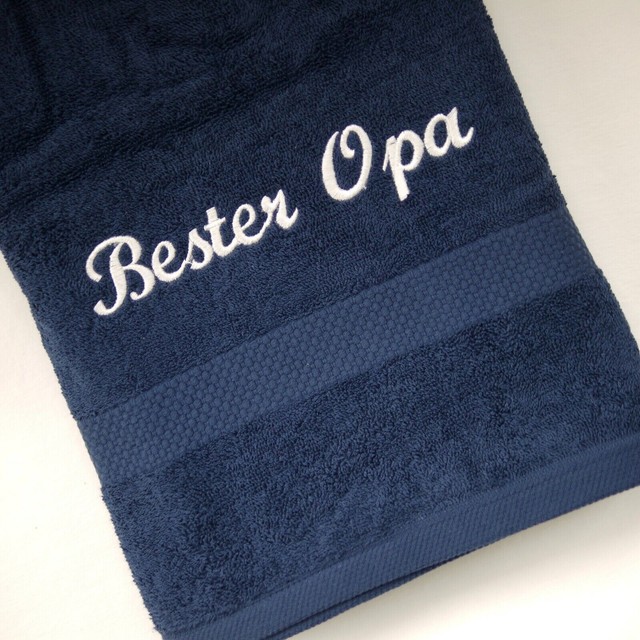 Toalla de Ducha O Toalla Bordado Mejor Abuelito Regalo para Abuelo Div. Colores