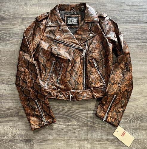 snakeskin moto jacket